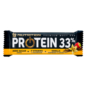 Батончик Go On Nutrition Protein Bar 33% Vanilla-Raspberry 50g